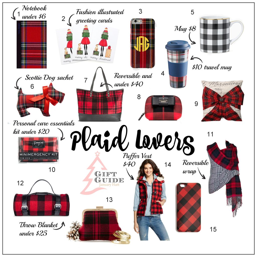 plaid lovers gift guide new