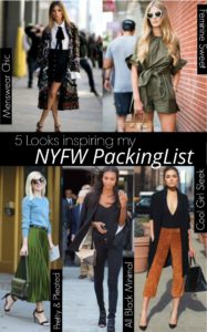 NYFW Packing List