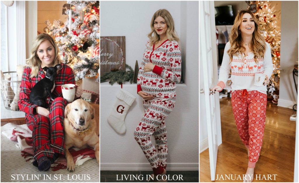 Collage – holiday pj’s