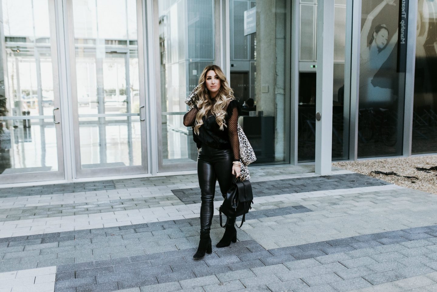 How to wear Leather Pants Casually