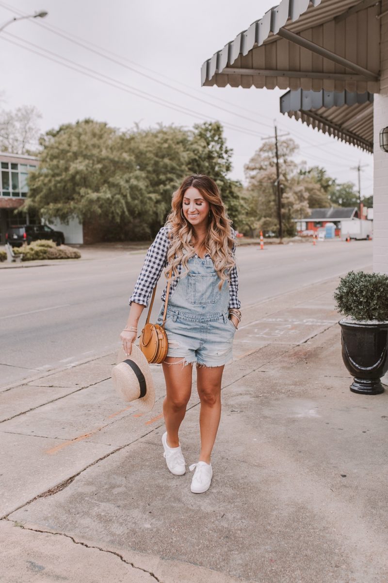 how to style denim overalls